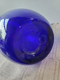 Hand Blown Cobalt Blue Glass Pitcher