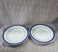 Set of 4 Farberware "Trattoria Blue" Salad Plates