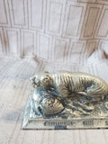 Kelley Island Lime & Transport Company Tiger Brand Metal Paperweight