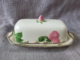 Franciscan "Desert Rose" Covered Butter Dish
