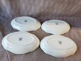 Set of 4 Spode "Woodland" Turkey and Pheasant Pickle Dishes