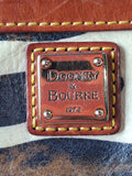 Dooney & Bourke Zebra Print Leather Wristlet