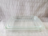 Pair of Pyrex Clear Glass Baking Dishes