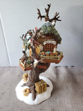 Department 56 North Pole Woods "Reindeer Care & Repair" Lighted Figurine WORKS