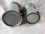 Pair of Pewter Measuring Cups