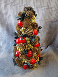 Tabletop Pinecone Christmas Tree