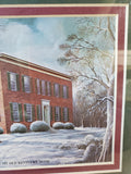 Framed "Winter at My Old Kentucky Home" Print by C.W. Vittitow