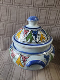 Hand Painted Pottery Jar