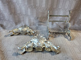 3 Piece Silverplated Buffet Caddies