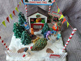 Coventry Cove by Lemax "Frosty's Christmas Tree Lot" Table Accent Figurine