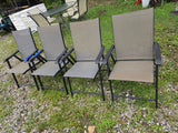 Set of Four Folding Outdoor Chairs