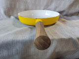 Dansk Yellow Enamel Skillet