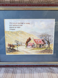 (A) Irish Blessing Landscape Watercolor Print by Ivan Cocks
