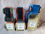 Lot of Tin Train/Truck Holiday Boxes