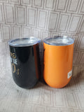 Pair of Halloween Metal Wine Tumblers