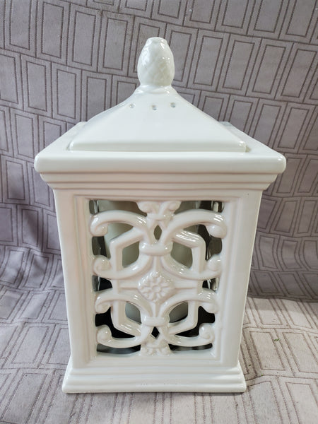 White Ceramic Lantern
