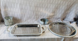 Metal and Rhinestone Vanity Decor Lot