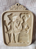 Hartstone "George & Martha" 1980 Annual Cookie Mold