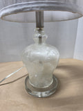 Small Glass and Lucite Lamp