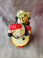 Handcrafted Old World Santa Music Box WORKS