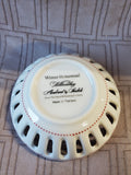 (B) Andrea by Sadek Colonial Williamsburg "Winter Homestead" Trinket Dish