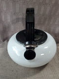 White Enamel Teapot