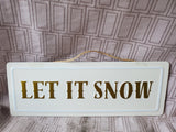 Pair of Metal Christmas Signs (B)