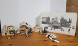Department 56 Heritage Village Collection "Little Town of Bethlehem Series" 12 Piece Figurine Set WORKS
