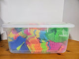 Bin of Magic Track Toy Tracks with 6 Cars