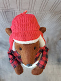 Teddy Bear Holiday Figurine