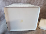 White Metal "Sugar" Container