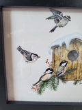 Framed "Joy" Bird Print