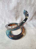 Dansk Bertil Vallien Silverplate Spiral Candle Holder