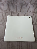 (A) 1993 Hill Design Inc. Ceramic "Bride's Album Quilt" Tile