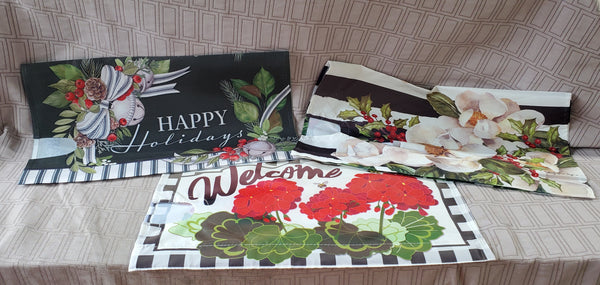 Lot of 3 Fabric Mailbox Covers