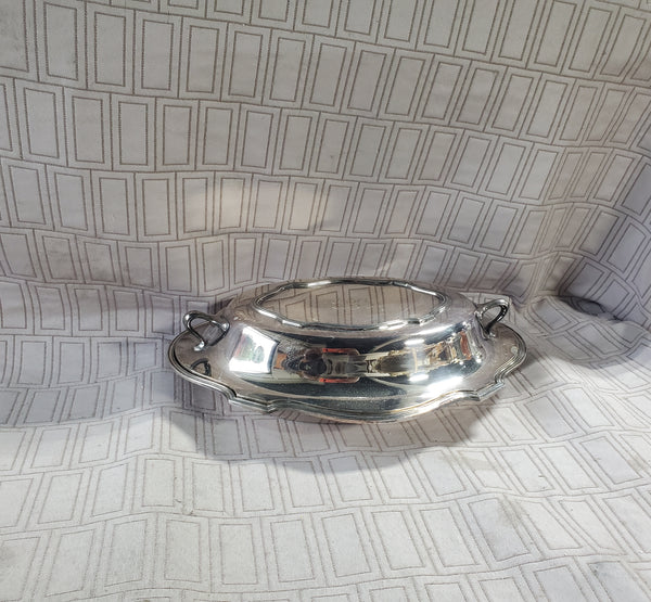 Silverplate Covered Vegetable Dish