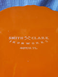 Smith Clark Iron Works 4 Qt Cast Iron Pumpkin Dutch Oven