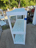 3-Tier Plastic Shelving Unit (two available, priced separately)