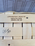 Longaberger Basket with Tea Tie-On
