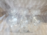 Set of 6 Crystal Wine Goblets