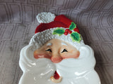 Fitz and Floyd Snack Therapy Santa Server