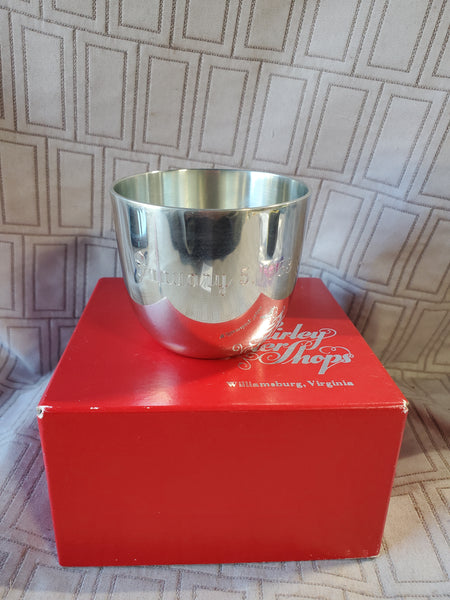 (B) Williamsburg Shirley Pewter "Jefferson Cup"