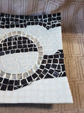 Black, White, and Clear Mosaic Tile Trinket Dish