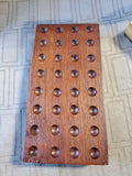 Pair of Traveling Wooden Board Games