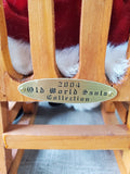 Old World Santa Collection Limited Edition Santa Sitting in Rocking Chair Figurine