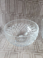 Atlantis Crystal Creamer and Sugar Set