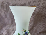 Satin Glass Floral Vase