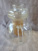Clear Glass Teapot with Swiss Gold Steeper