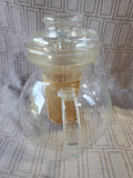 Clear Glass Teapot with Swiss Gold Steeper