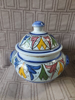 Hand Painted Pottery Jar